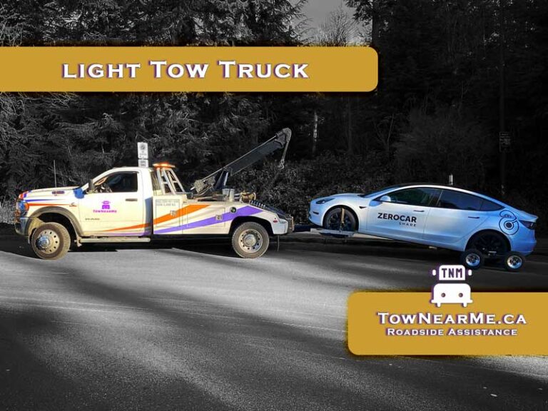 electric light truck towing