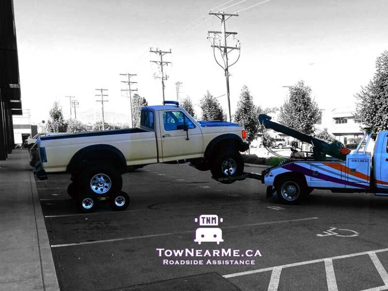 pickup truck towing
