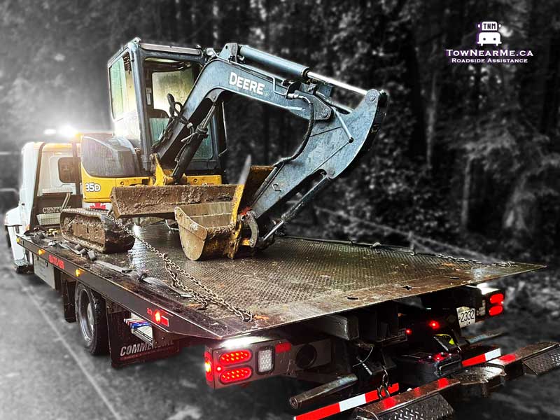 flatbed truck equipment towing