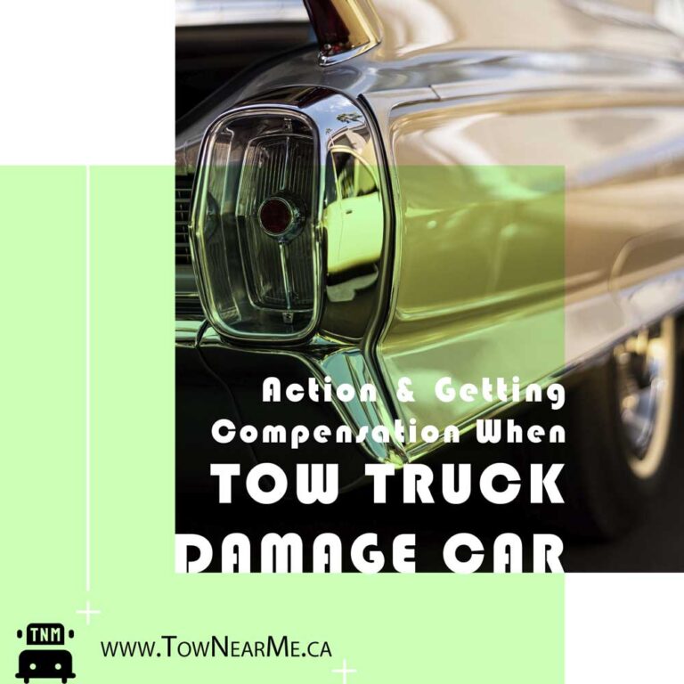 tow truck damage car tow near me