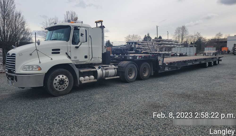 Heavy Equipment Trailer low clearance tow near me