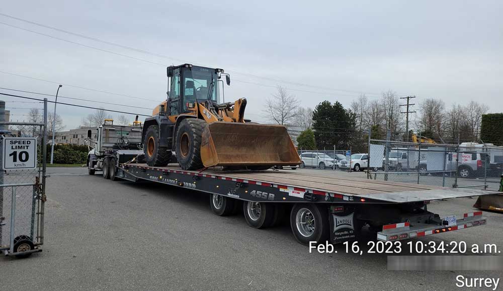 Construction equipment tow near me