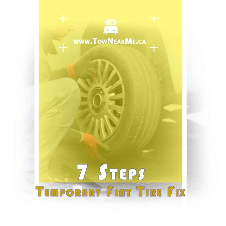 Temporary Flat Tire Fix tow near me